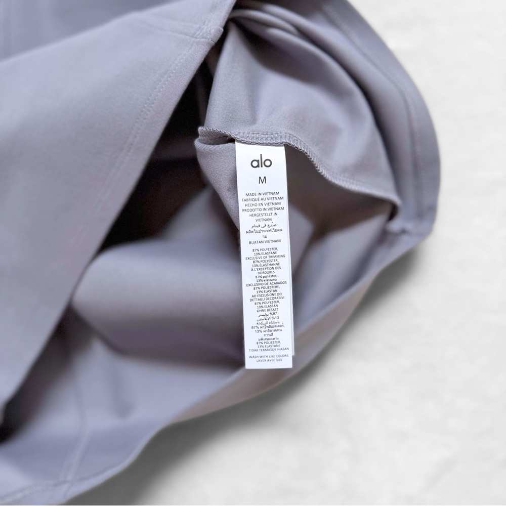 NWT ALO Yoga Alosoft Head Start Dress – Fog – Size M - Picture 7 of 8